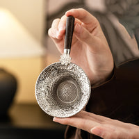 Fish Play Lotus Pond Tea Infuser Set with Wooden Handle and Gongdao Cup