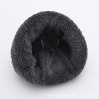 Winter Fleece Lined Knit Hat Scarf Gloves Set for Men and Women