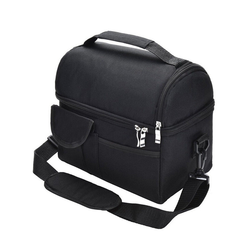 Insulated Double-Layer Cooler Bag for Breast Milk, Food, and Medicine Storage - Large Picnic Tote