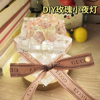 DIY Rose Ice Cube Night Light Kit for Gifting