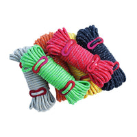 Reflective Guy Ropes for Outdoor Camping Tents and Tarps, 5mm Thick, 8m Length with Double Buckles
