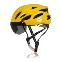 Motorcycle Delivery Helmet with Goggles - Integrated Design, Breathable, Lightweight