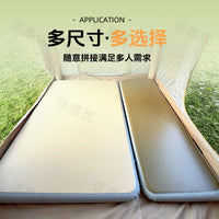 Inflatable Camping Air Mattress with Built-in Pump, 10cm Thick, Portable for Outdoor Tent & Home Use