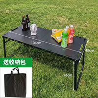Outdoor IGT Folding Camping Table, Lightweight Tactical Picnic and Cooking Table Set