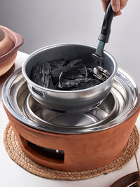 Korean Style Charcoal BBQ Grill for Home and Outdoor Camping
