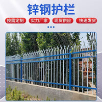 Decorative Wrought Iron Fence Panel for Garden, Villa, School, and Factory Perimeter Security