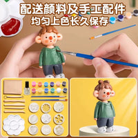 Air Dry Clay DIY Craft Kit for Kids, Non-Bake Modeling Clay Set with Tools and Accessories