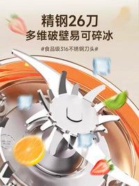 Portable Automatic Glass Juicer Blender with Ice Crushing Function, 700ml/1000ml