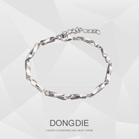 Mobius Titanium Steel Bracelet for Men and Women, Hip-Hop Style, Minimalist Design