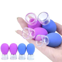 Silicone Facial Cupping Set for Lymphatic Drainage and Skin Lifting