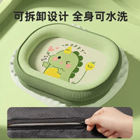 All-Season Washable Dog Bed with Cooling Mat for Small to Medium Dogs