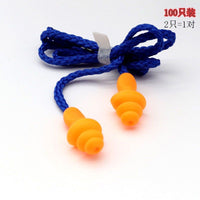 Reusable Silicone Christmas Tree Earplugs with Cord for Noise Reduction