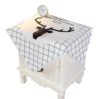 Multipurpose Dust Cover for Nightstands, Printers, Coffee Machines, and Refrigerators