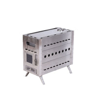 Portable Stainless Steel Wood Burning Tent Sauna Stove for Outdoor Camping Heating and Cooking