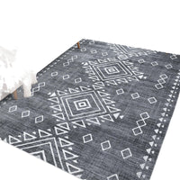Nordic Bohemian Outdoor Camping Mat & Picnic Rug, Stain-Resistant & Easy-Care Floor Carpet