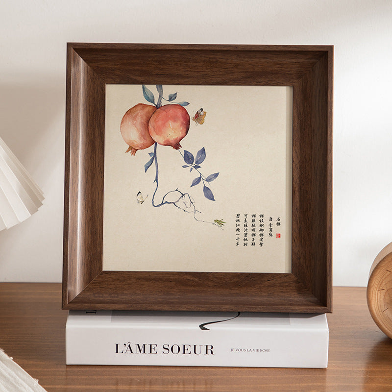 American Retro Photo Frame for Wall or Tabletop Display, Creative Art Picture Frame, A4/6-inch
