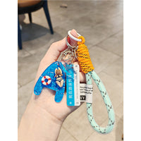 Swimming Pool Keychain Pendant Gift for Gym Enthusiasts and Couples