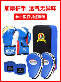 Boxing Gloves and Focus Mitts Set for Training and Combat Sports