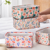 Fabric Storage Box Small Household Organizer for Socks Underwear Snacks Sundries