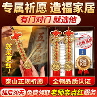 Feng Shui Wu Di Coin Gourd Charm for Doorways - Chinese Knot Brass Coins