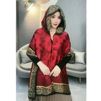 Women's Hooded Sun Protection Shawl Scarf for Spring/Summer