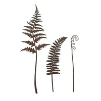 Rustic Metal Fern Garden Stake Outdoor Yard Decor