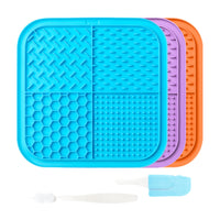 Pet Silicone Lick Mat with Suction Cups for Slow Feeding Dogs and Cats