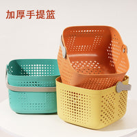 Portable Shower Caddy Basket with Drainage Holes for Bathroom and Dorm