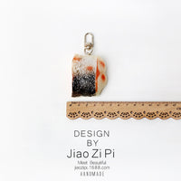 Japanese Style Simulation Sushi Fish Block Keychain Food Prop for Bags and Photography
