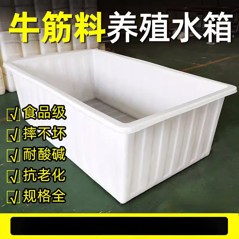 Heavy-Duty Plastic Rectangular Water Storage Tank for Aquaculture and Fish Farming
