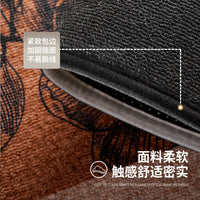 Mid-Century Style Round Floor Mat for Office Chair, Study, Computer Desk, Floor Protection, Coffee Table