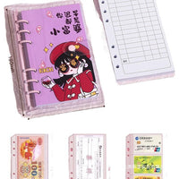 Cash Savings Binder with Zipper Envelopes for Budgeting and Financial Planning