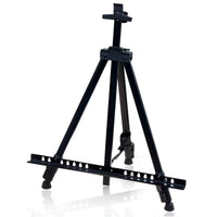 Portable Telescopic Metal Easel Tripod for Display and Outdoor Sketching