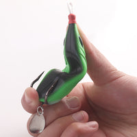 Modified Flying Fish Frog Lure Set with Double Hooks for Long-Distance Casting