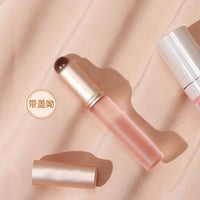 Portable Silicone Lip Brush with Cap for Lipstick and Lip Mud
