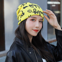 Women's Winter Knit Beanie Scarf Set Warm Neck Warmer Outdoor Fashion Hat