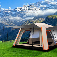 Outdoor 2-Room 4-10 Person Camping Tent Double Layer Waterproof Portable Shelter