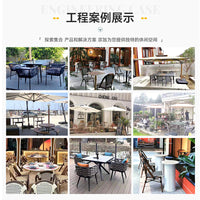 Outdoor Patio Wicker Sofa Villa Waterproof Sunscreen Outdoor Sofa Modern Leisure Rattan Furniture