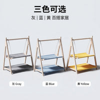 Cat Hammock Bed Double-Layer Swing Pet Rocking Chair for All Seasons