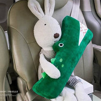 Kids' Car Seat Belt Pillow & Shoulder Pad for Travel Comfort