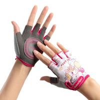 Kids' Half-Finger Breathable Anti-Slip Sports Gloves for Cycling, Training, and Outdoor Activities