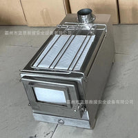 Outdoor Camping Tent Wood Burning Stove Stainless Steel Portable Heater with Drawer Ash Tray