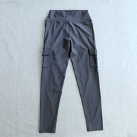 High-Waisted Slimming Yoga Leggings with Pockets for Gym Workout & Running