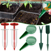 6/8-Piece Mini Handheld Seed Sower and Garden Tool Set