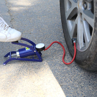 Mini Portable High-Pressure Foot Pump for Car and Bicycle Tires