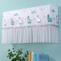 Air Conditioner Dust Cover with Anti-Direct Blow Feature, Full Coverage Wall-Mounted AC Unit Protector