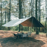 Butterfly Tarp Tent Sunshade - Portable, Thickened, Rainproof, Heat-Insulating for Outdoor Camping & Beach