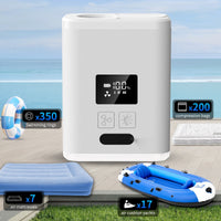 Portable Outdoor Camping Electric Air Pump with Inflation & Deflation Function
