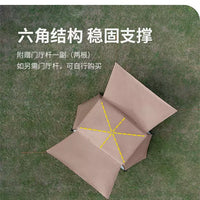 Large Outdoor Camping Tent for Family, Waterproof UV Protection, All-Season Warmth, One Room Two Halls