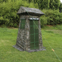 Outdoor Patrol Tent with Door Curtain, Emergency Command Shelter for Single/Double Person, Sunshade Tent